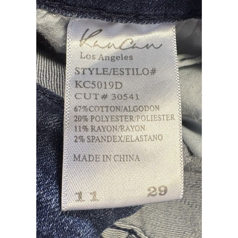 KanCan Dark Blue High Rise Distressed Jeans 11/29 RN 144635 Estilo KC5019D - Picture 7 of 8